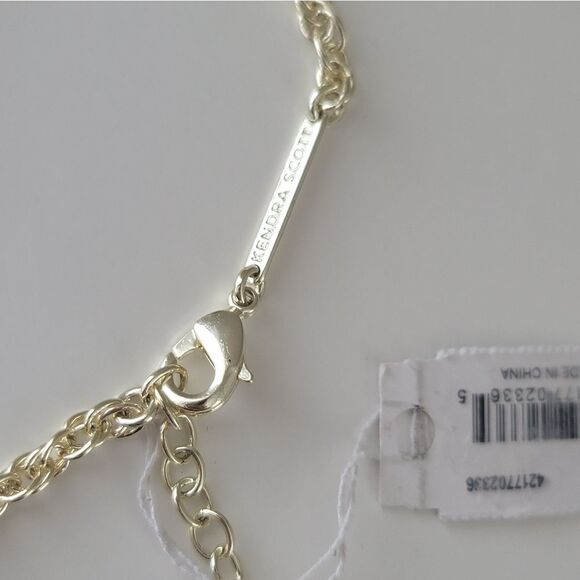 Kendra Scott Necklace Rayne Gold Plated Blue Pendant Tassel Necklace #549 & 550 - Picture 8 of 12